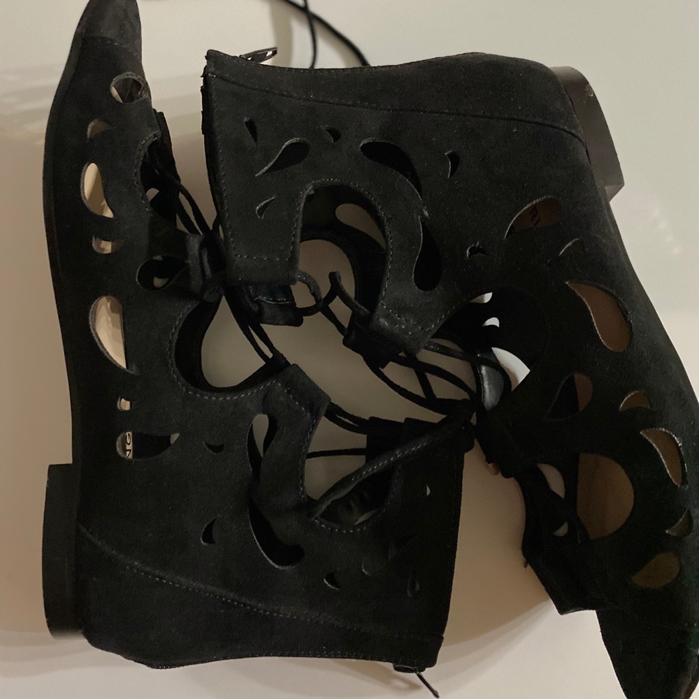 3/$26 Call it Spring Black Peep Toe Sandal - Picture 8 of 8